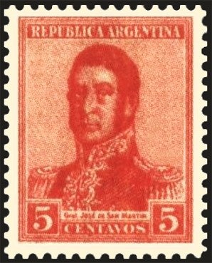 70th anniversary of Argentine Airmail - Overprinted