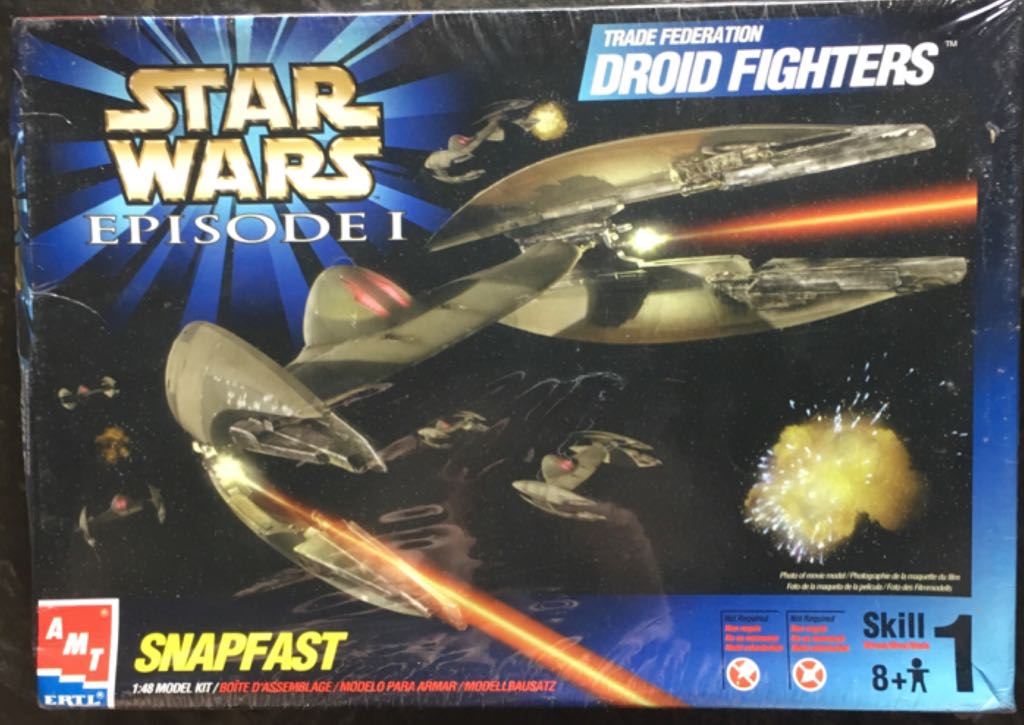 Star Wars - Snapfast Trade Federation Droid Fighters  - The ERTL Company, Inc. sci-fi collectible [Barcode 036881301189] - Main Image 1