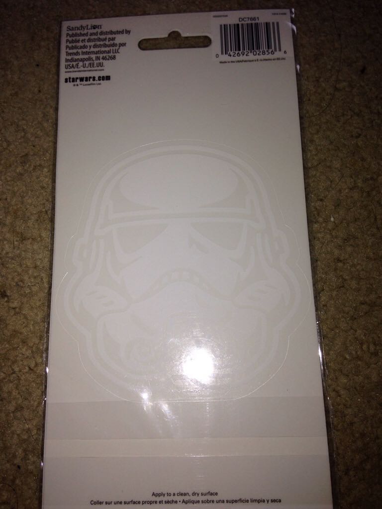 Decal: Star Wars  - SandyLions sci-fi collectible [Barcode 042692028566] - Main Image 2