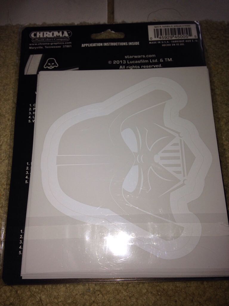 Decal: Star Wars  - Chroma sci-fi collectible [Barcode 045929450055] - Main Image 2