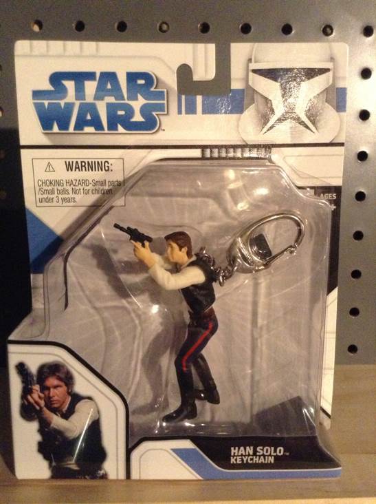 Han Solo Keychain  - Basic Fun sci-fi collectible [Barcode 014397181310] - Main Image 1