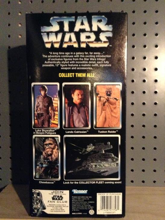 Chewbacca Collector Series - Kenner sci-fi collectible [Barcode 016281277161] - Main Image 2