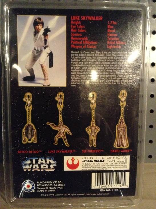 C3-PO Metal Key Chain Action Figure - Placo sci-fi collectible [Barcode 026404031105] - Main Image 2