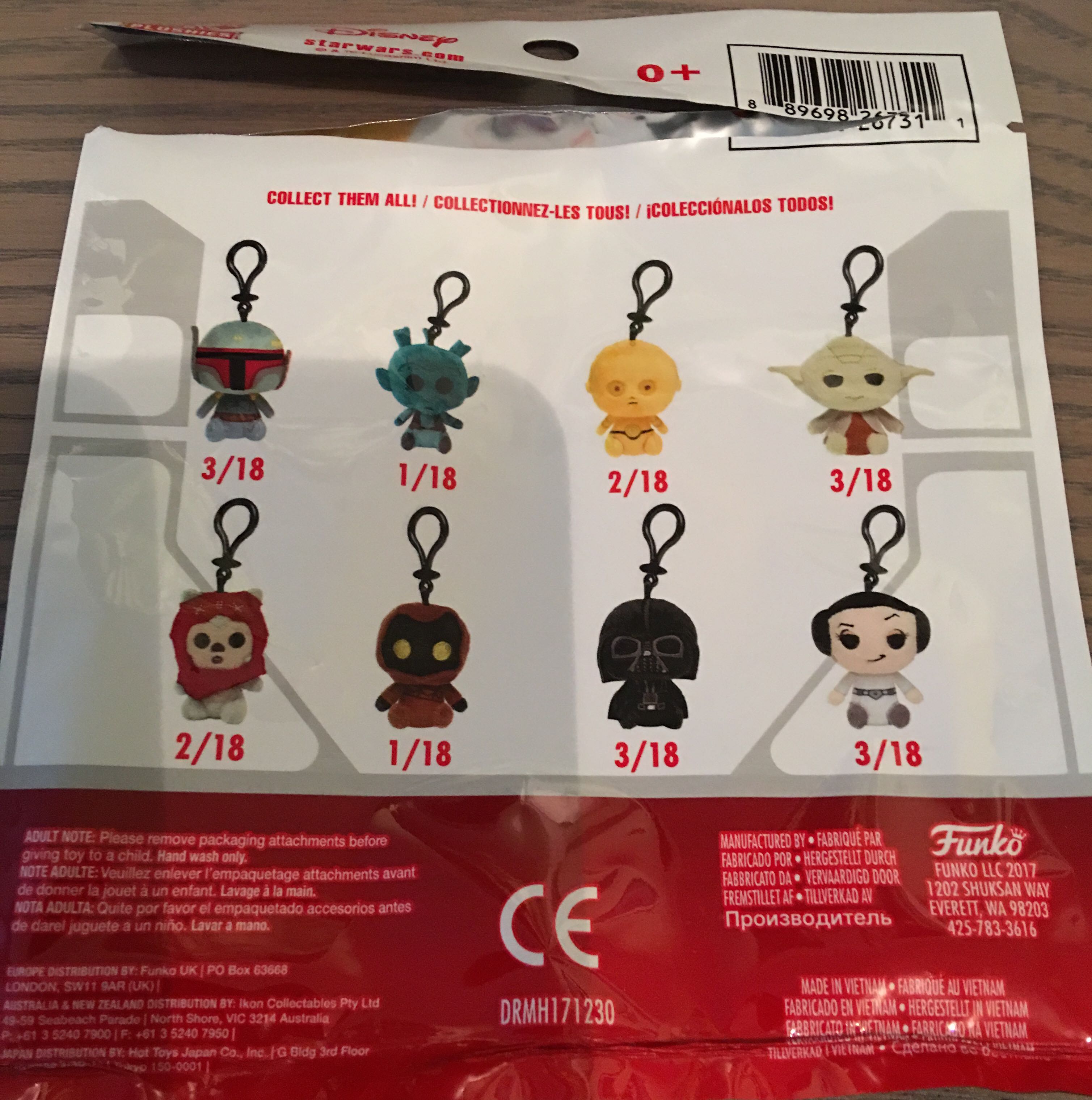 Leia - Mystery Minis Plushies - Funko sci-fi collectible [Barcode 889698267311] - Main Image 3