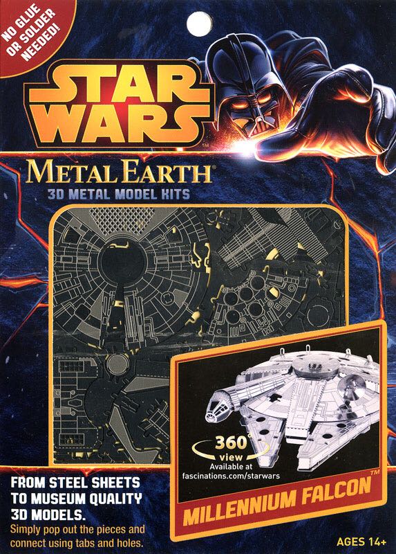 Metal Earth 3D: Millennium Falcon - Fascinations sci-fi collectible [Barcode 032309012514] - Main Image 2