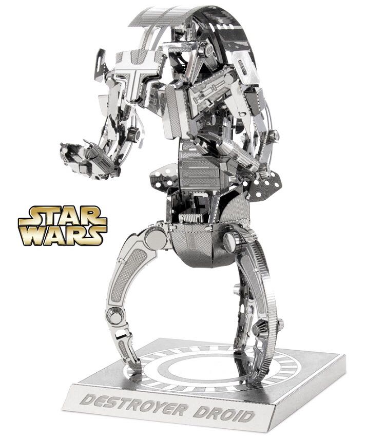 Metal Earth 3D Metal model kits: Destroyer Droid - Disney sci-fi collectible [Barcode 032309012552] - Main Image 1