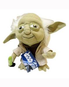 Plush Super Deformed Yoda 7 inch - Comic Images sci-fi collectible [Barcode 034517741415] - Main Image 1