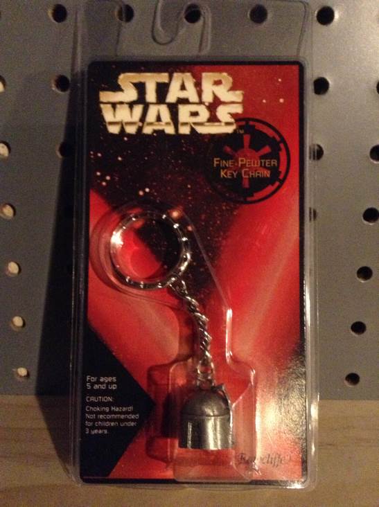 Boba Fett Pewter Keychain  - Rawcliffe Corp sci-fi collectible [Barcode 008625009385] - Main Image 1