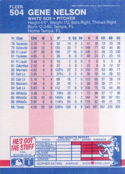 Gene Nelson  baseball card collectible - Main Image 2