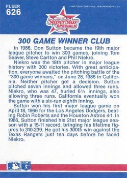 Don Sutton / Phil Niekro  baseball card collectible - Main Image 2