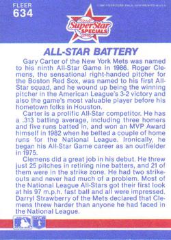 Gary Carter / Roger Clemens  baseball card collectible - Main Image 2