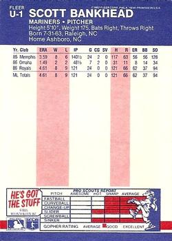 Scott Bankhead  baseball card collectible - Main Image 2