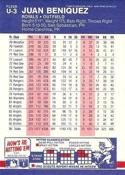 Juan Beniquez  baseball card collectible - Main Image 2