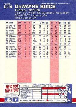 DeWayne Buice  baseball card collectible - Main Image 2