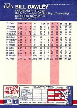 Bill Dawley  baseball card collectible - Main Image 2