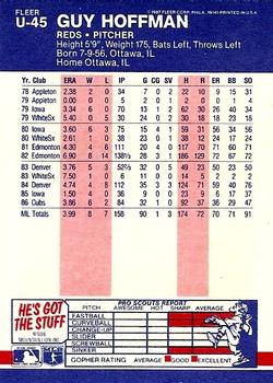 Guy Hoffman  baseball card collectible - Main Image 2