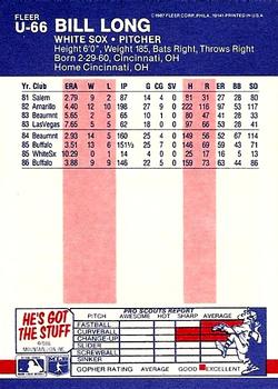Bill Long  baseball card collectible - Main Image 2