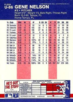 Gene Nelson  baseball card collectible - Main Image 2