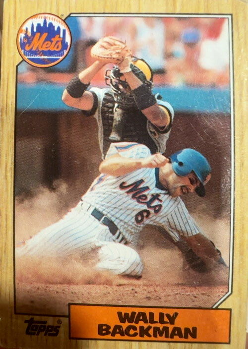 Wally Backman  baseball card collectible - Main Image 3