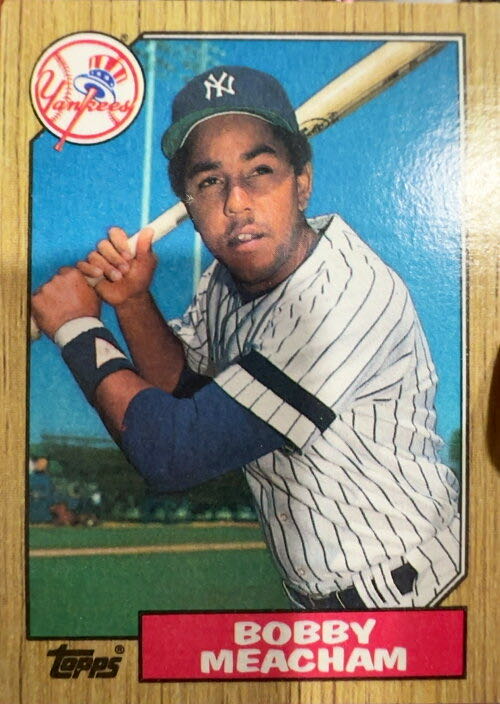 Bobby Meacham  baseball card collectible - Main Image 3