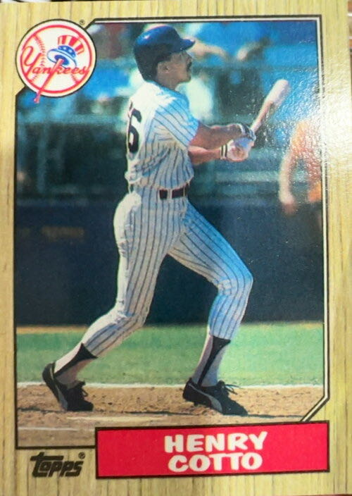 Henry Cotto  baseball card collectible - Main Image 3