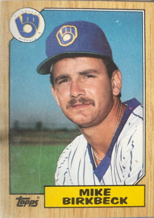 Mike Birkbeck  baseball card collectible - Main Image 3