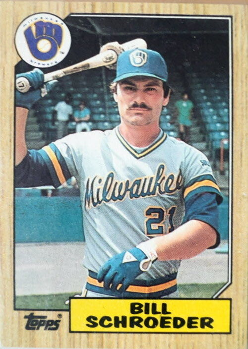 Bill Schroeder  baseball card collectible - Main Image 3