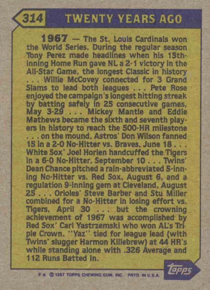 Carl Yastrzemski  baseball card collectible - Main Image 2