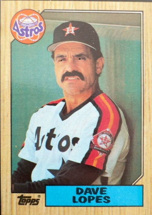 Dave Lopes  baseball card collectible - Main Image 3