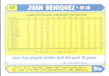 Juan Beniquez  baseball card collectible - Main Image 2