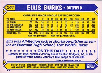 Ellis Burks  baseball card collectible - Main Image 2