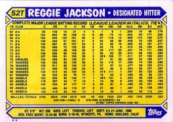 Reggie Jackson  baseball card collectible - Main Image 2