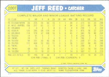 Jeff Reed  baseball card collectible - Main Image 2
