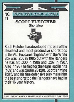 Scott Fletcher  baseball card collectible - Main Image 2