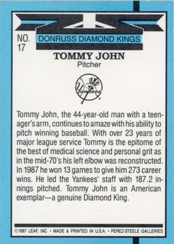 Tommy John  baseball card collectible - Main Image 2