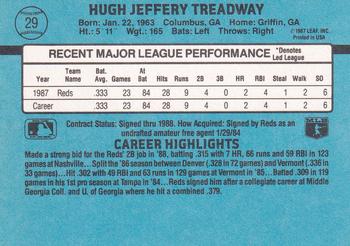 Jeff Treadway  baseball card collectible - Main Image 2