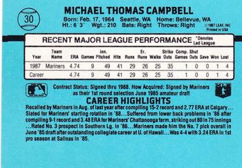 Mike Campbell  baseball card collectible - Main Image 2