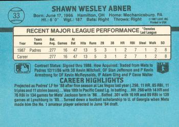 Shawn Abner  baseball card collectible - Main Image 2