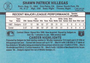 Shawn Hillegas  baseball card collectible - Main Image 2
