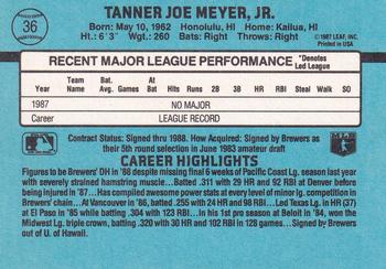 Joey Meyer  baseball card collectible - Main Image 2