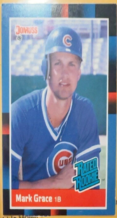 Mark Grace  baseball card collectible - Main Image 3