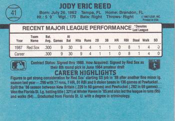 Jody Reed  baseball card collectible - Main Image 2