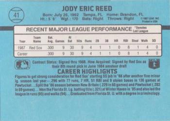 Jody Reed  baseball card collectible - Main Image 2