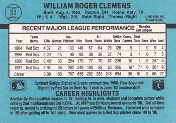 Roger Clemens  baseball card collectible - Main Image 2