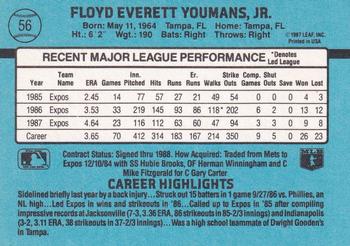 Floyd Youmans  baseball card collectible - Main Image 2