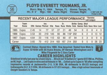 Floyd Youmans  baseball card collectible - Main Image 2