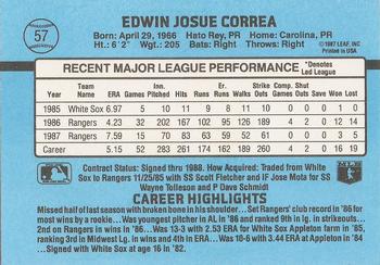 Ed Correa  baseball card collectible - Main Image 2