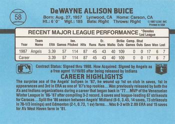 DeWayne Buice  baseball card collectible - Main Image 2