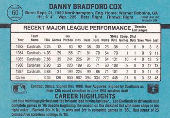 Danny Cox  baseball card collectible - Main Image 2
