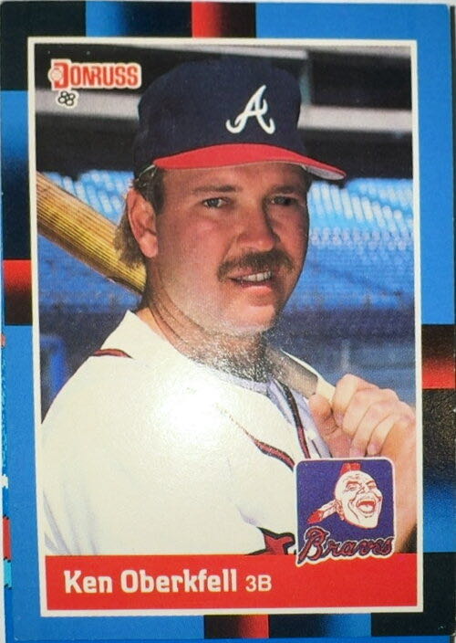 Ken Oberkfell  baseball card collectible - Main Image 3